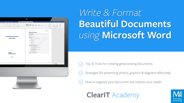 Write & Format Beautiful Documents with Microsoft Word