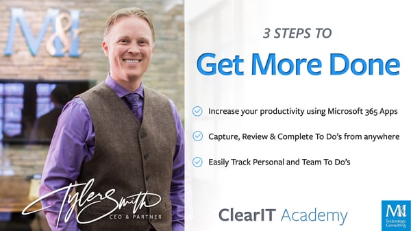 3 Steps to Get More Done