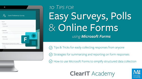 10 Tips for Easy Surveys, Polls, and Online Forms using Microsoft Forms