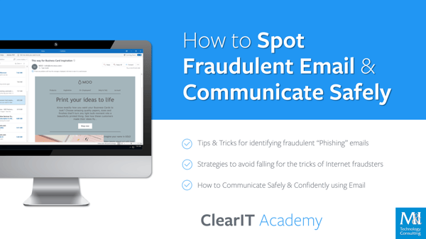 How to Spot Fraudulent Email & Communicate Safely